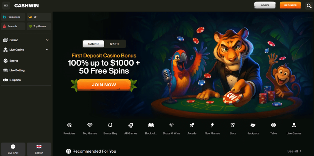 cashwin casino uden dansk licens