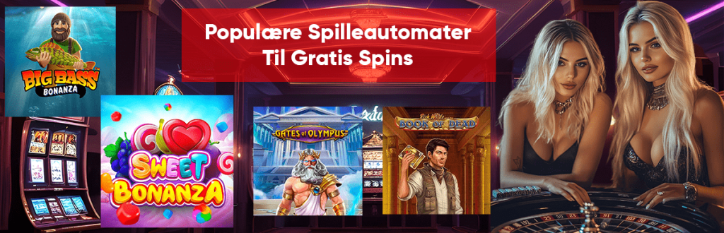 Populære spilleautomater til gratis spins