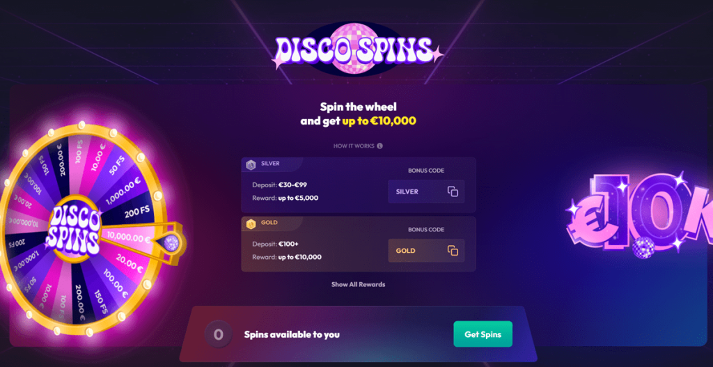 Bonusser hos SpinFever casino
