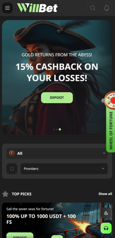 Willbet Mobil & Desktop-App
